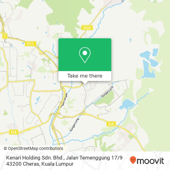 Peta Kenari Holding Sdn. Bhd., Jalan Temenggung 17 / 9 43200 Cheras