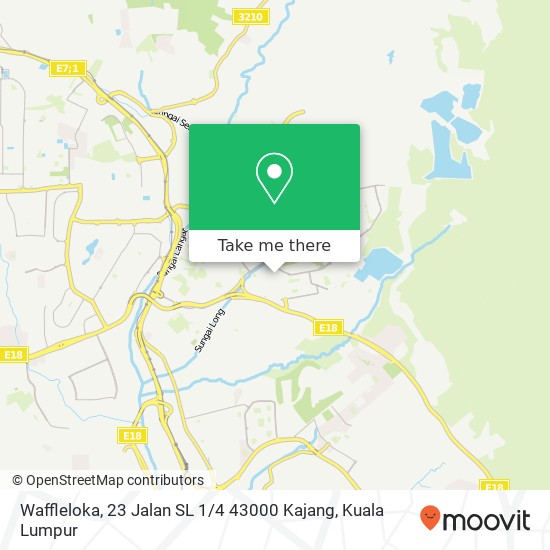 Waffleloka, 23 Jalan SL 1 / 4 43000 Kajang map