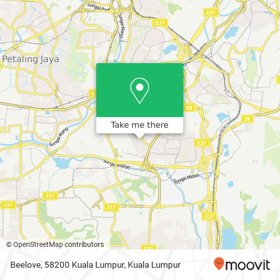Peta Beelove, 58200 Kuala Lumpur