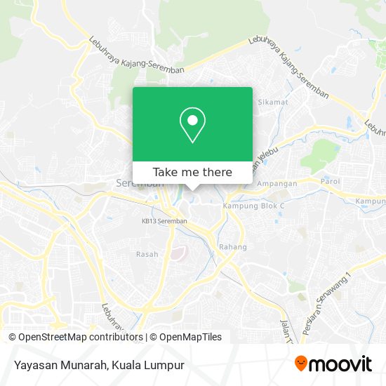 Yayasan Munarah map