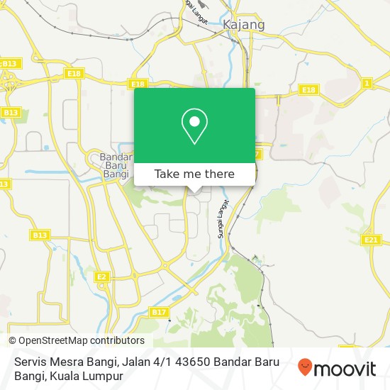 Servis Mesra Bangi, Jalan 4 / 1 43650 Bandar Baru Bangi map