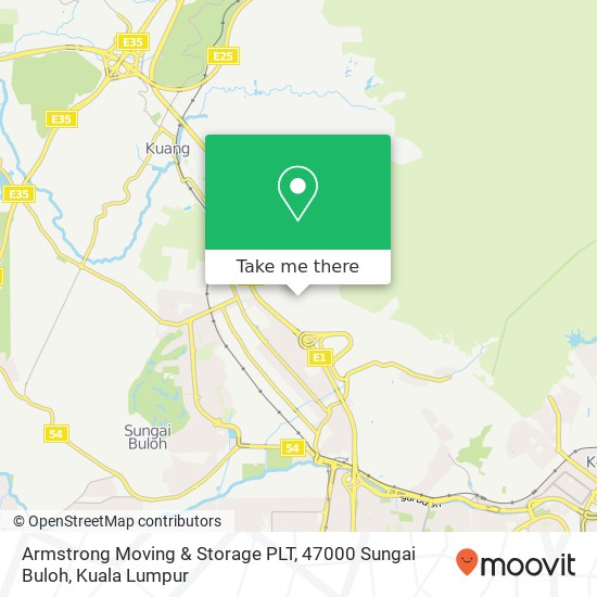 Armstrong Moving & Storage PLT, 47000 Sungai Buloh map