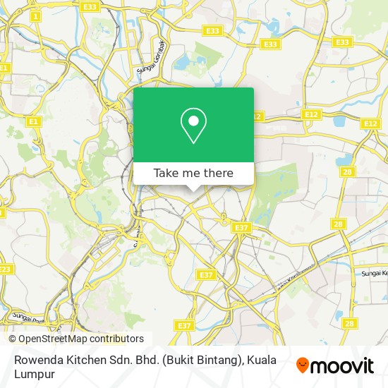 Rowenda Kitchen Sdn. Bhd. (Bukit Bintang) map