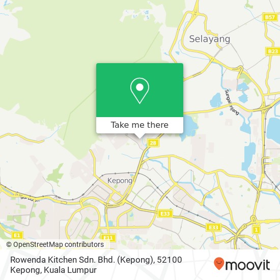 Rowenda Kitchen Sdn. Bhd. (Kepong), 52100 Kepong map