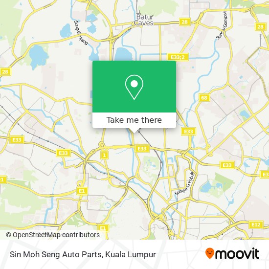 Sin Moh Seng Auto Parts map