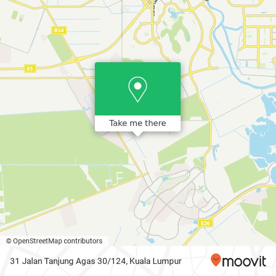 Peta 31 Jalan Tanjung Agas 30 / 124, 42450 Shah Alam