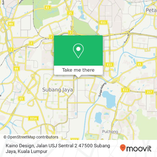 Kaino Design, Jalan USJ Sentral 2 47500 Subang Jaya map