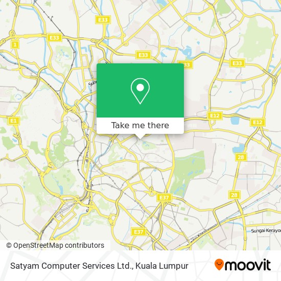 Satyam Computer Services Ltd. map