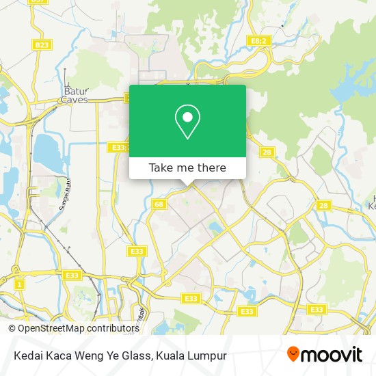 Kedai Kaca Weng Ye Glass map