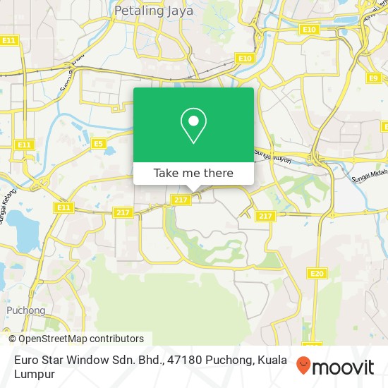 Euro Star Window Sdn. Bhd., 47180 Puchong map