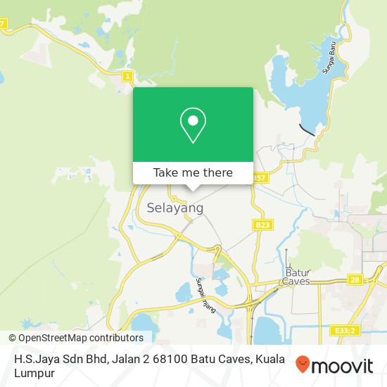 Peta H.S.Jaya Sdn Bhd, Jalan 2 68100 Batu Caves