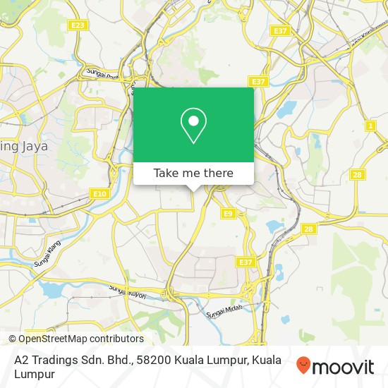 A2 Tradings Sdn. Bhd., 58200 Kuala Lumpur map