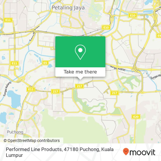 Performed Line Products, 47180 Puchong map