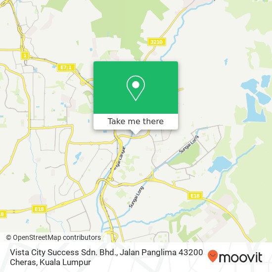 Vista City Success Sdn. Bhd., Jalan Panglima 43200 Cheras map