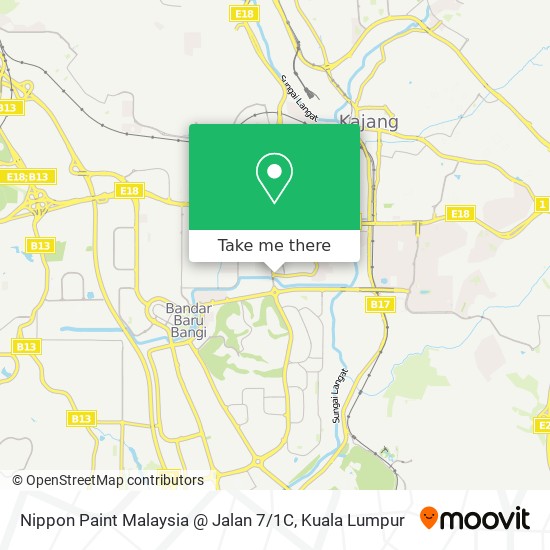 Nippon Paint Malaysia @ Jalan 7 / 1C map