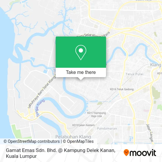 Gamat Emas Sdn. Bhd. @ Kampung Delek Kanan map