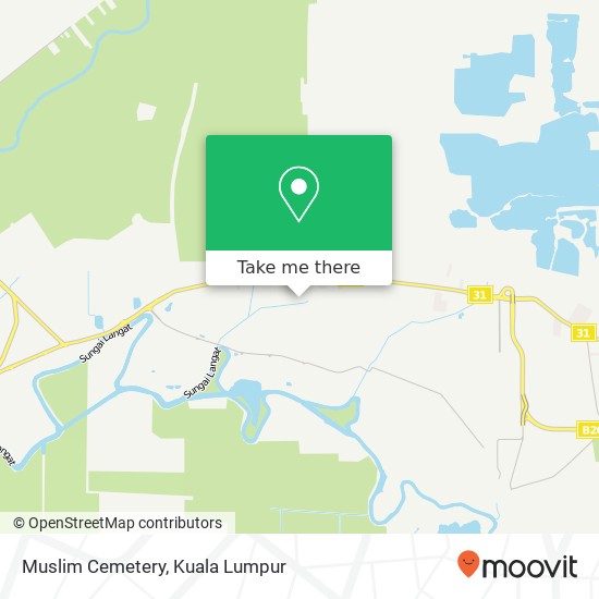 Muslim Cemetery map