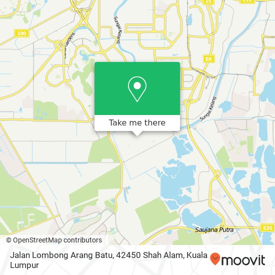 Jalan Lombong Arang Batu, 42450 Shah Alam map