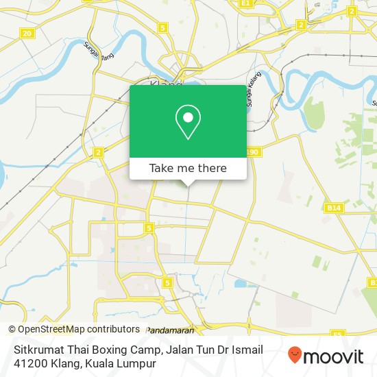 Sitkrumat Thai Boxing Camp, Jalan Tun Dr Ismail 41200 Klang map