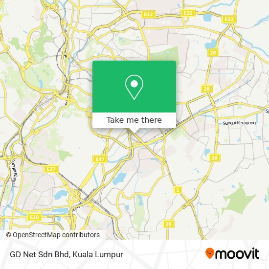 GD Net Sdn Bhd map