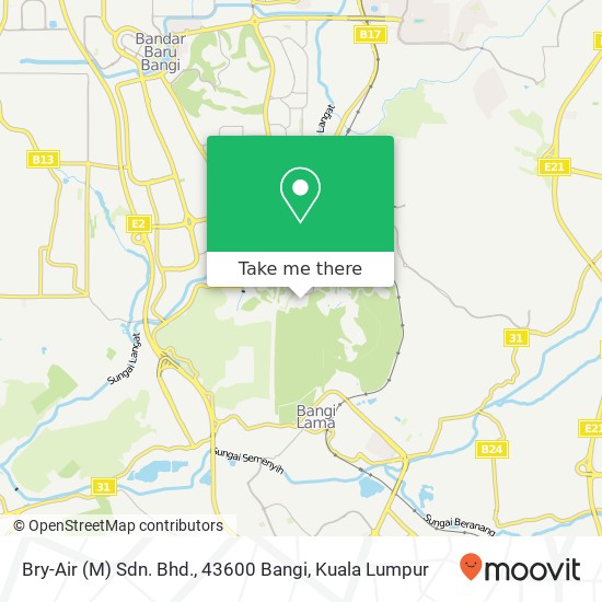 Bry-Air (M) Sdn. Bhd., 43600 Bangi map