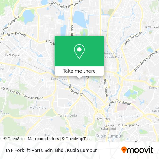 LYF Forklift Parts Sdn. Bhd. map