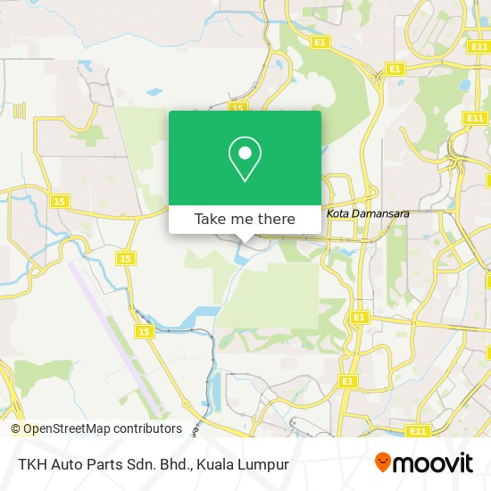 TKH Auto Parts Sdn. Bhd. map