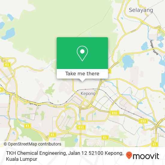 TKH Chemical Engineering, Jalan 12 52100 Kepong map