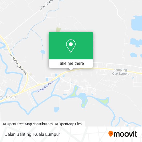 Jalan Banting map