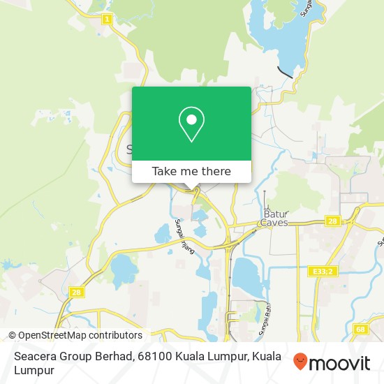Seacera Group Berhad, 68100 Kuala Lumpur map