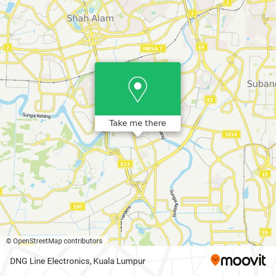 DNG Line Electronics map