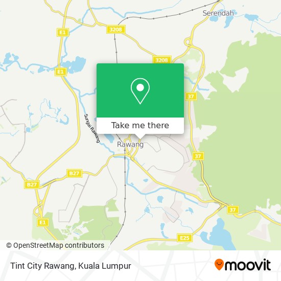 Peta Tint City Rawang