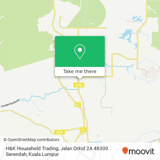 H&K Household Trading, Jalan Orkid 2A 48300 Serendah map