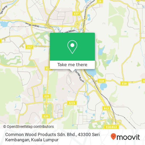 Common Wood Products Sdn. Bhd., 43300 Seri Kembangan map