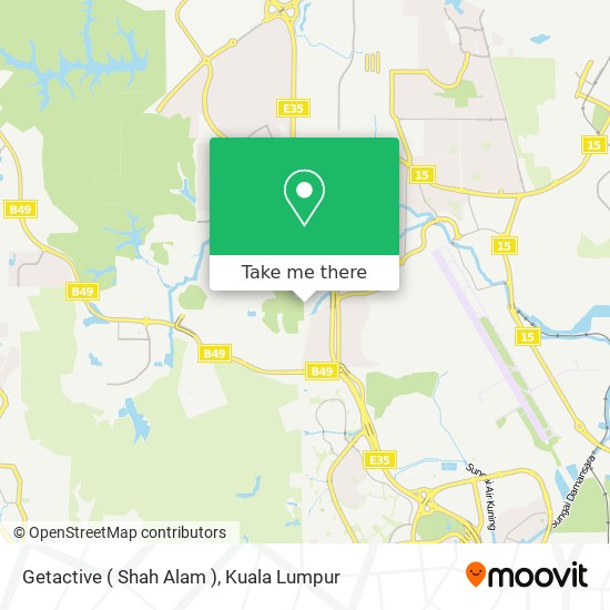 Getactive ( Shah Alam ) map