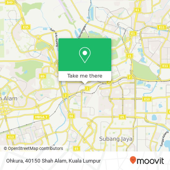 Ohkura, 40150 Shah Alam map