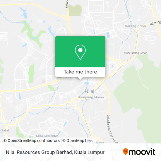 Nilai Resources Group Berhad map