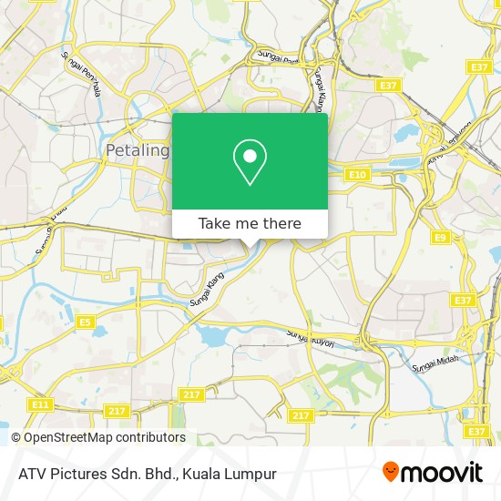 ATV Pictures Sdn. Bhd. map