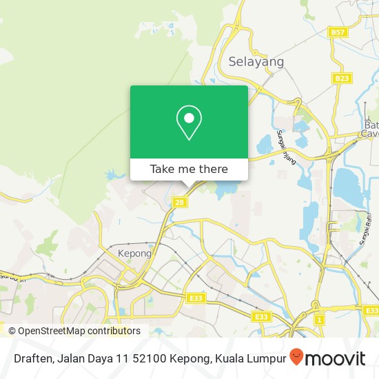 Draften, Jalan Daya 11 52100 Kepong map