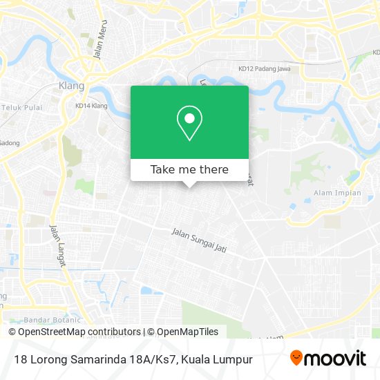 18 Lorong Samarinda 18A/Ks7 map
