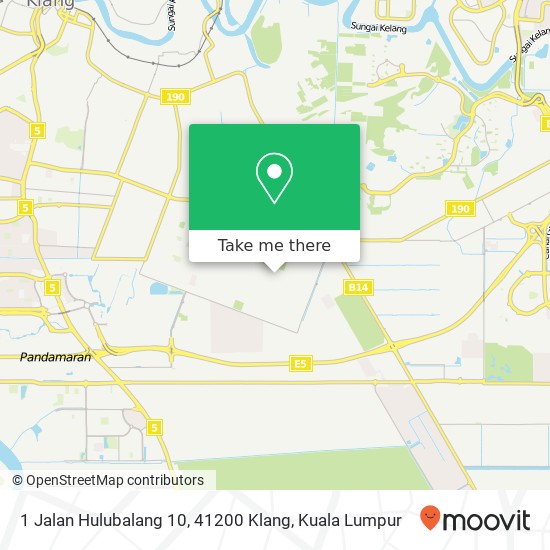 1 Jalan Hulubalang 10, 41200 Klang map