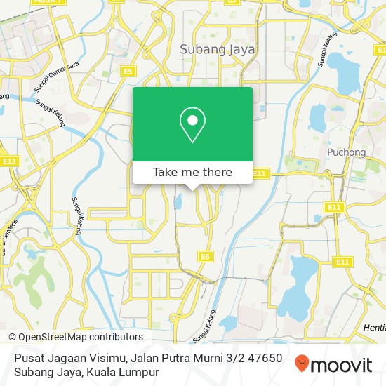 Pusat Jagaan Visimu, Jalan Putra Murni 3 / 2 47650 Subang Jaya map