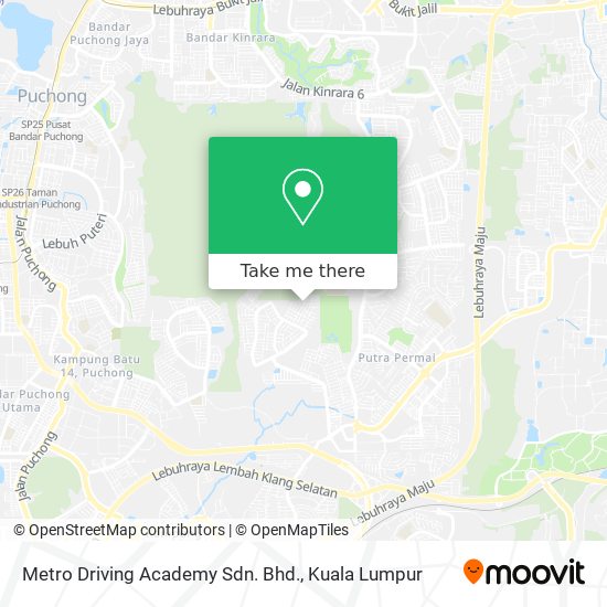 Metro Driving Academy Sdn. Bhd. map