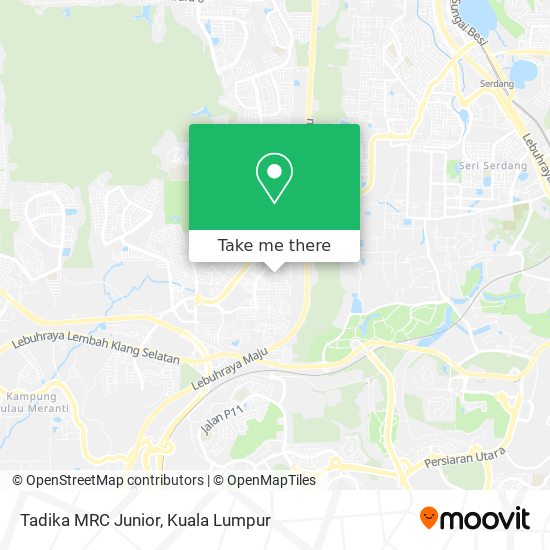 Tadika MRC Junior map