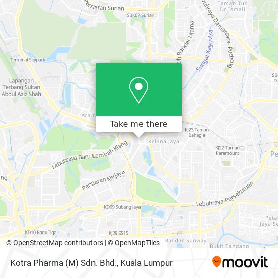 How To Get To Kotra Pharma M Sdn Bhd In Petaling Jaya By Bus Or Mrt Lrt