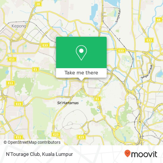 N'Tourage Club map