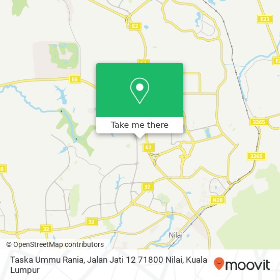 Taska Ummu Rania, Jalan Jati 12 71800 Nilai map