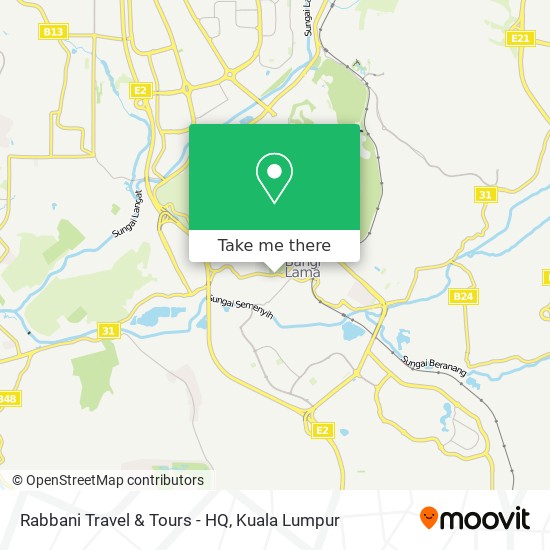 Rabbani Travel & Tours - HQ map