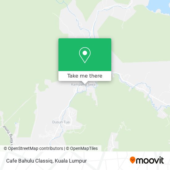 Cafe Bahulu Classiq map