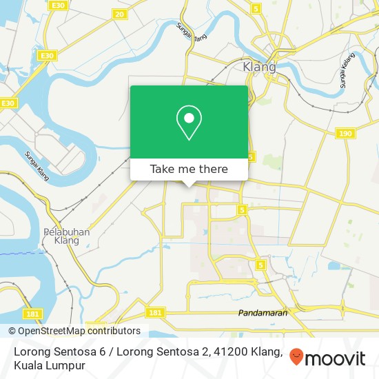 Lorong Sentosa 6 / Lorong Sentosa 2, 41200 Klang map